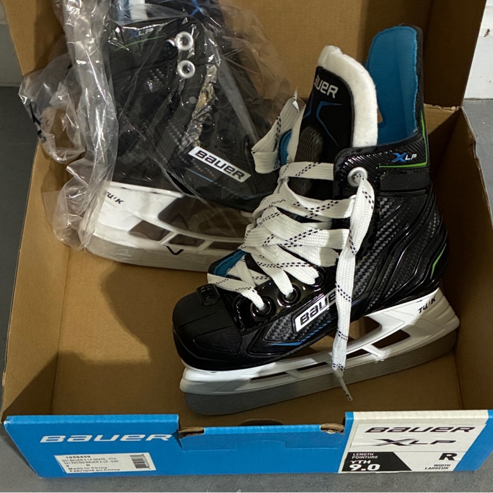 Bauer Black and Blue Hockey Skates